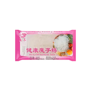 YUQUAN Konjac Noodles - 2 Packs of 380g | Low-Calorie, Gluten-Free, Healthy Alternative