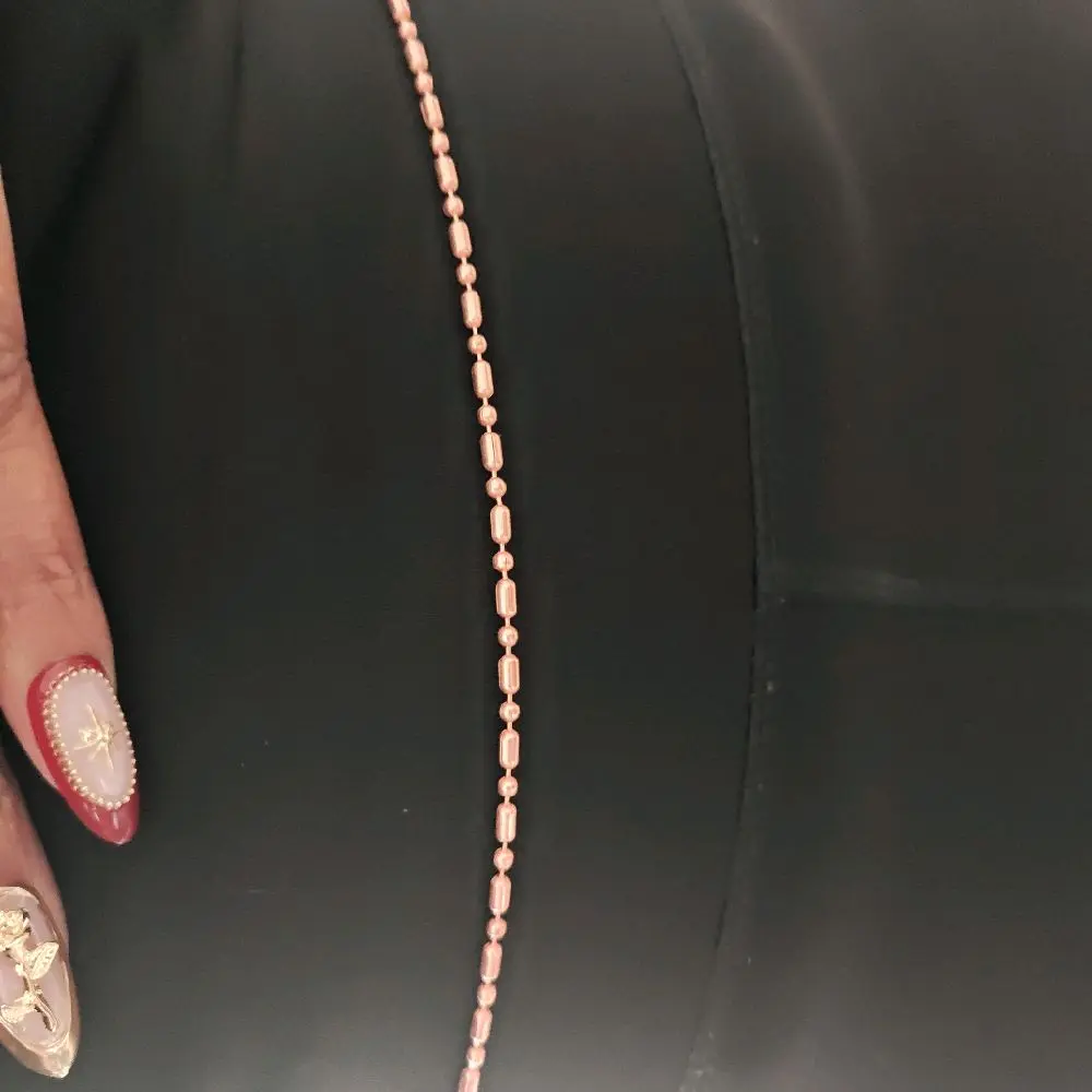 copper waistbeads