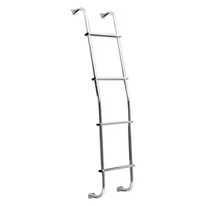 Surco S50-103H Aluminum Hook-Over Van Ladder - Multi-Functional Aluminum, Portable, Telescopic Extension Ladder for Sports Collectibles Accessories, Aluminum Extension Ladder