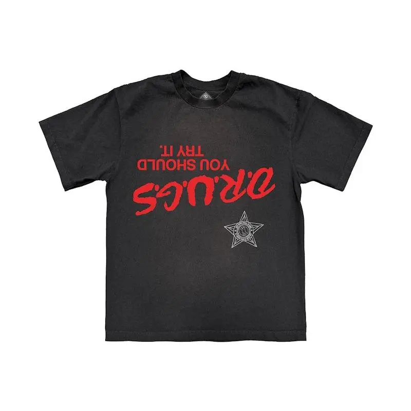 Travis Scott DRUXGS Tee Black (men) by StockX