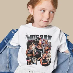 Youth + Adult Youth and Adult WWE Vintage Liv Morgan Tee, Graphic Tees for Boys, Unisex Top, Vintage Y2K Aesthetic, Cotton Tops