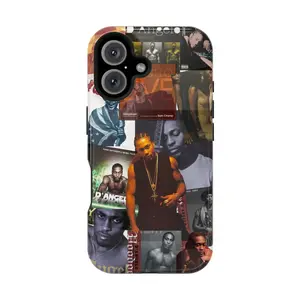 Vintage D'Angelo Phone Case, Rest In Peace D'Angelo Case Cover Compatible With iPhone 16 15 14 13 12 11 Pro Max X XS, Galaxy S25 S24 S23 S22 Ultra, For Men, For Women, Gift For Fan
