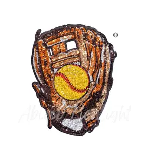 Softball Glove Mit Sequin Game Day Patch Softball Glove Mit Sequin Game Day Patch