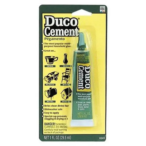 212 MAIN Permatex 62435 Duco Multi-Purpose Household Glue - Carded Pack of 6, Easy-Apply, Fast-Drying Home Improvement Building Supply