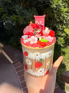 🌿💖 Whimsical Pink Garden Decoden Jewelry Box – Handmade Collectible 💖🌿