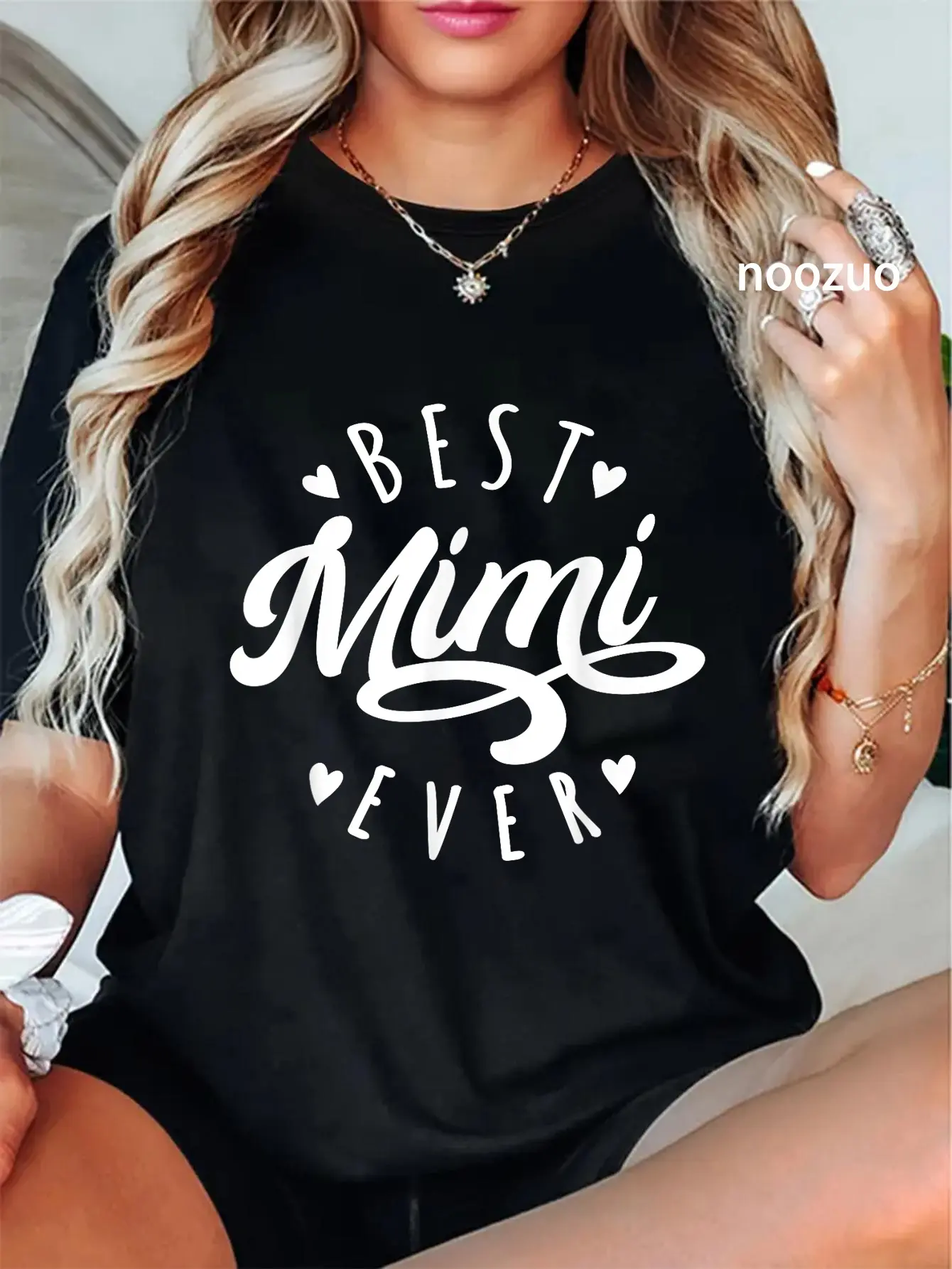 100% Cotton Best Mimi Ever - Modern Calligraphy Font Mother's Day Mimi T-Shirt