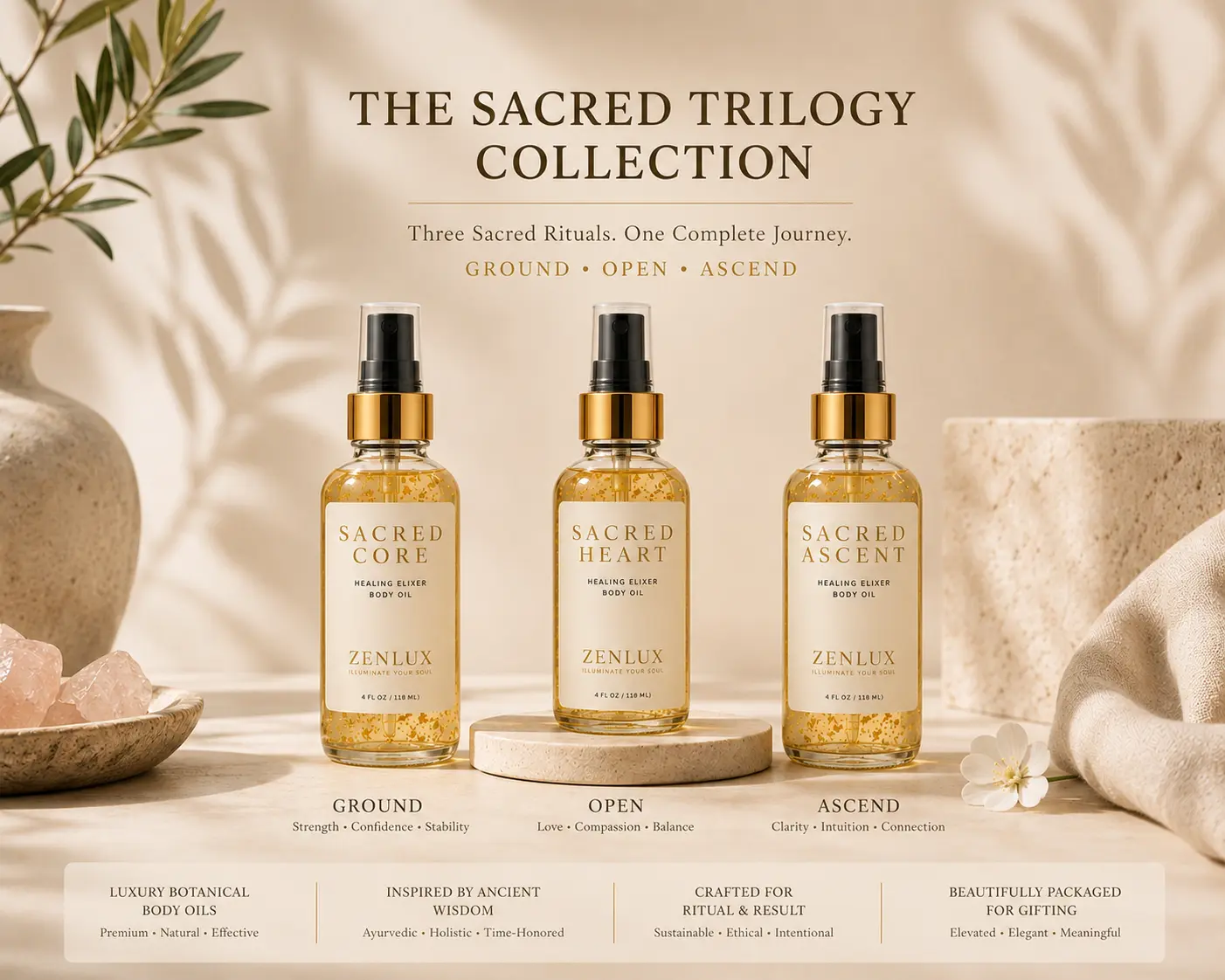 THE SACRED TRILOGY COLLECTION 20% OFF