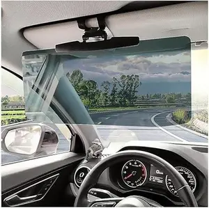 Universal Polarized Car Sun Visor Extender - Anti-Glare, UV400 Protection, Easy Install, Block Glare & UV Rays for Clear Visibility