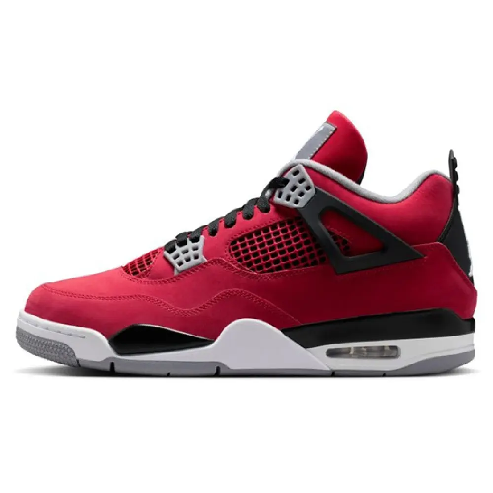 Men's Jordan 4 Retro "Toro Bravo" Fire Red/White-Black (FQ8138 600)