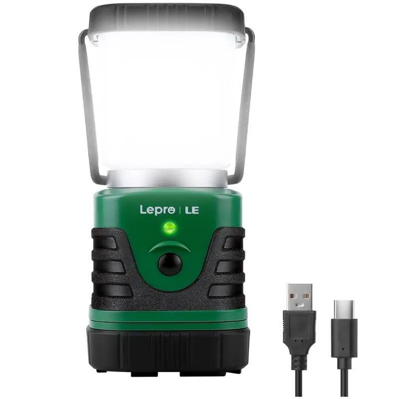LEPRO Rechargeable EDC High-Lumen Flashlight - 1000 Lumen, 4400mAh Built-In Batteries, 4 Light Modes, USB-Powered Dimmable LED, Portable Power Bank for Phones/Laptops, Home Improvement Lighting [Energy Class A+]
