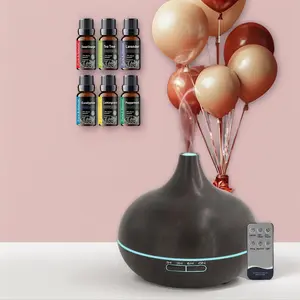 1pc 18.6 Oz Large Capacity Essential Oil Aroma Diffuser Humidifier, Waterless Fragrance Oil Diffuser with Timer, Electric Ultrasonic Anxiety Humidifier, Flower Humidifier & Air Purifier, d is ff user