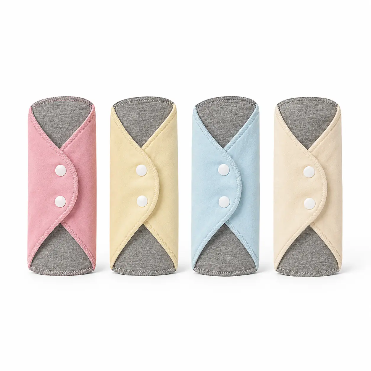 4pcs Reusable Cloth Incontinence Pads - Leak-Proof, Waterproof, Washable with Graphene Aseptic Technology for Elderly Care, Cloth Pad, Reusable Pads(random color)