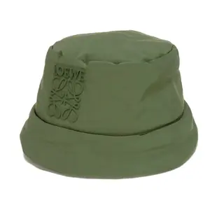 Pre-owned Loewe Polyester Small Leather Goods Puffer Bucket Hat
