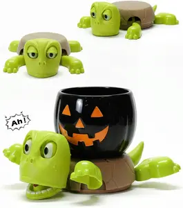 Wacky TurtleCoaster Funny 3D Printed Turtle Cup CoasterTurtle Cup Holder, Insulated Drink Mat forCoffee and Wine Glasses, Home Decor andKitchen Accessories & Housewarming Giftsfor Adults Halloween and Christmasdecorations