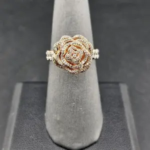 gold 14k ring size 7 rose design for everyday wear gold 14k ring size 7 rose design for everyday wear