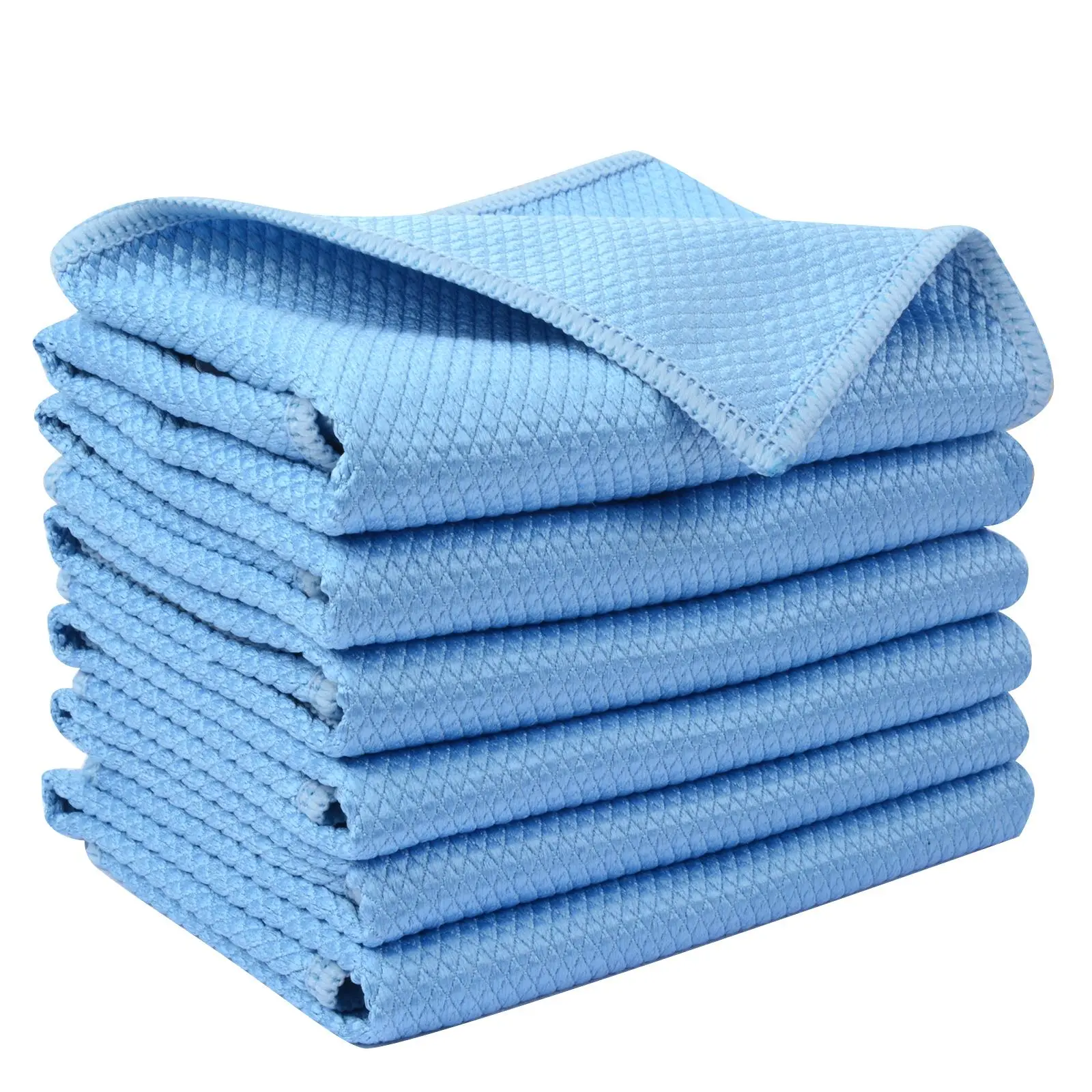 Glass Cleaning Cloth (6 Counts/set), Portable Ultra Fine Fiber Glass Cleaning Cloth, Reusable Cleaning Cloth for Home Room Car Kitchen, Microfiber Cleaning Rags, Microfiber Cleaning Cloths