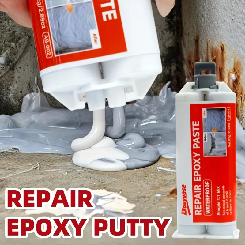 High-Temperature Durable Long Lasting Car Adhesive, High Temperature Resistant Repair Epoxy Paste Pipe Repair Putty for Exhaust Pipes Mudguards Plastic Shells, Doeyvose Automotive Sealant