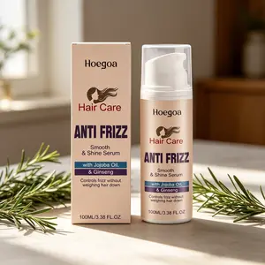 Ginseng Hair Care Essence (100ML), Smooths Frizz, Adds Shine, Revives Luster, Daily Use Hair Serum for Dyed and Permed Hair