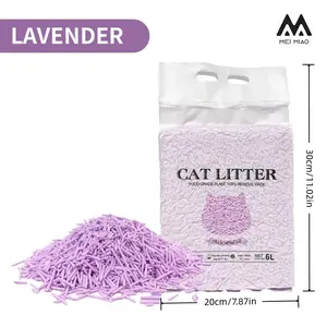 Cat Sand Tofu Cat Litter, Natural Clay Formula, Odor Control, Easy Scoop, Long-Lasting Absorbency, Ideal for Indoor Cats