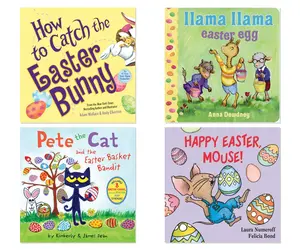 Easter & Spring Fun Pack - 4-Book Complete Bundle Set for Kids - Board Book