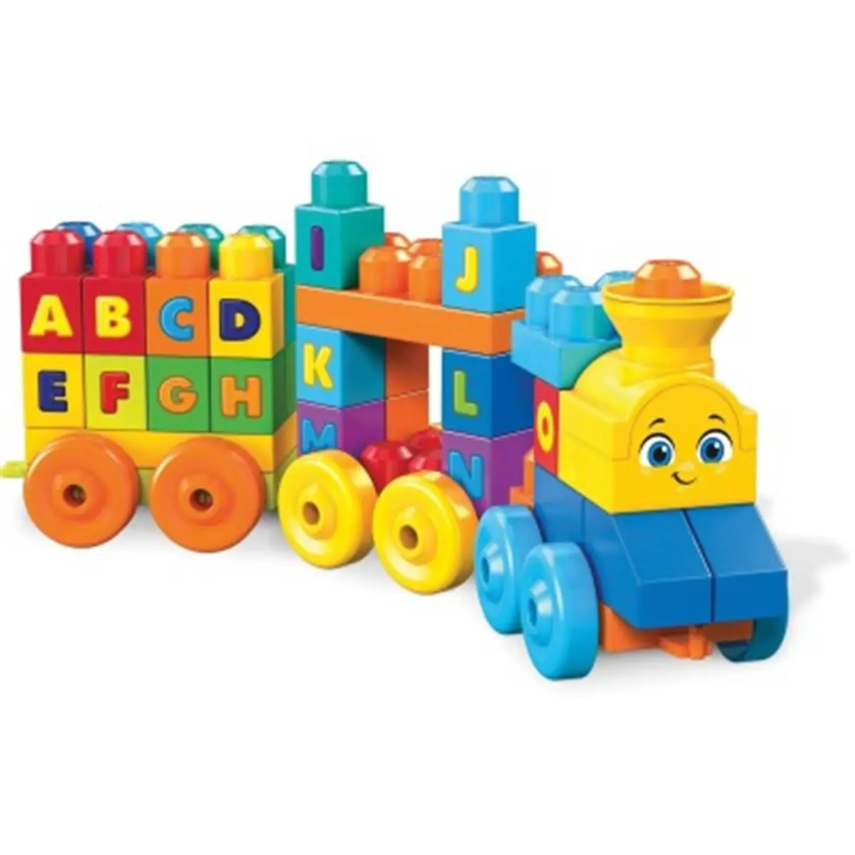 Mega Bloks  First Builders ABC Musical Train, Multicolor