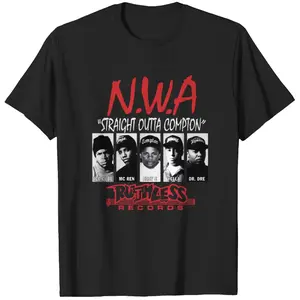 NWA Straight Outta Compton Old School Hip Hop Rap T-shirt