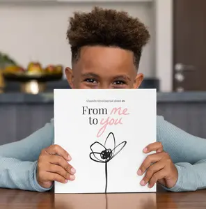 Handwritten Journal - "From Me to You: A Journal About Us" - Personal Gift Book