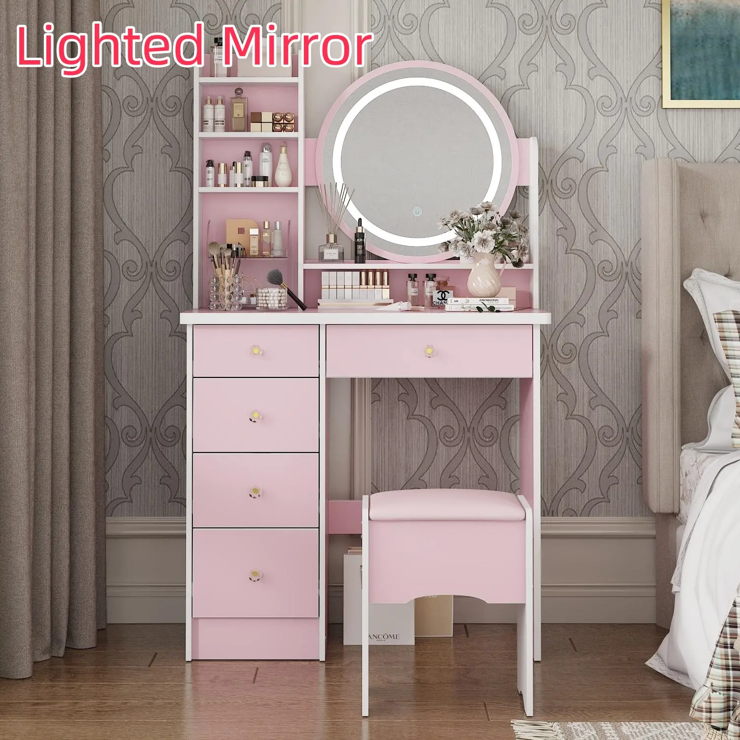 Pink(Lighted Mirror)