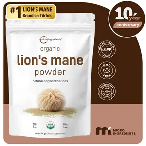 Micro Ingredients Organic Lions Mane Mushroom Supplement Powder Micro Ingredients Organic Lions Mane Mushroom Supplement Powder