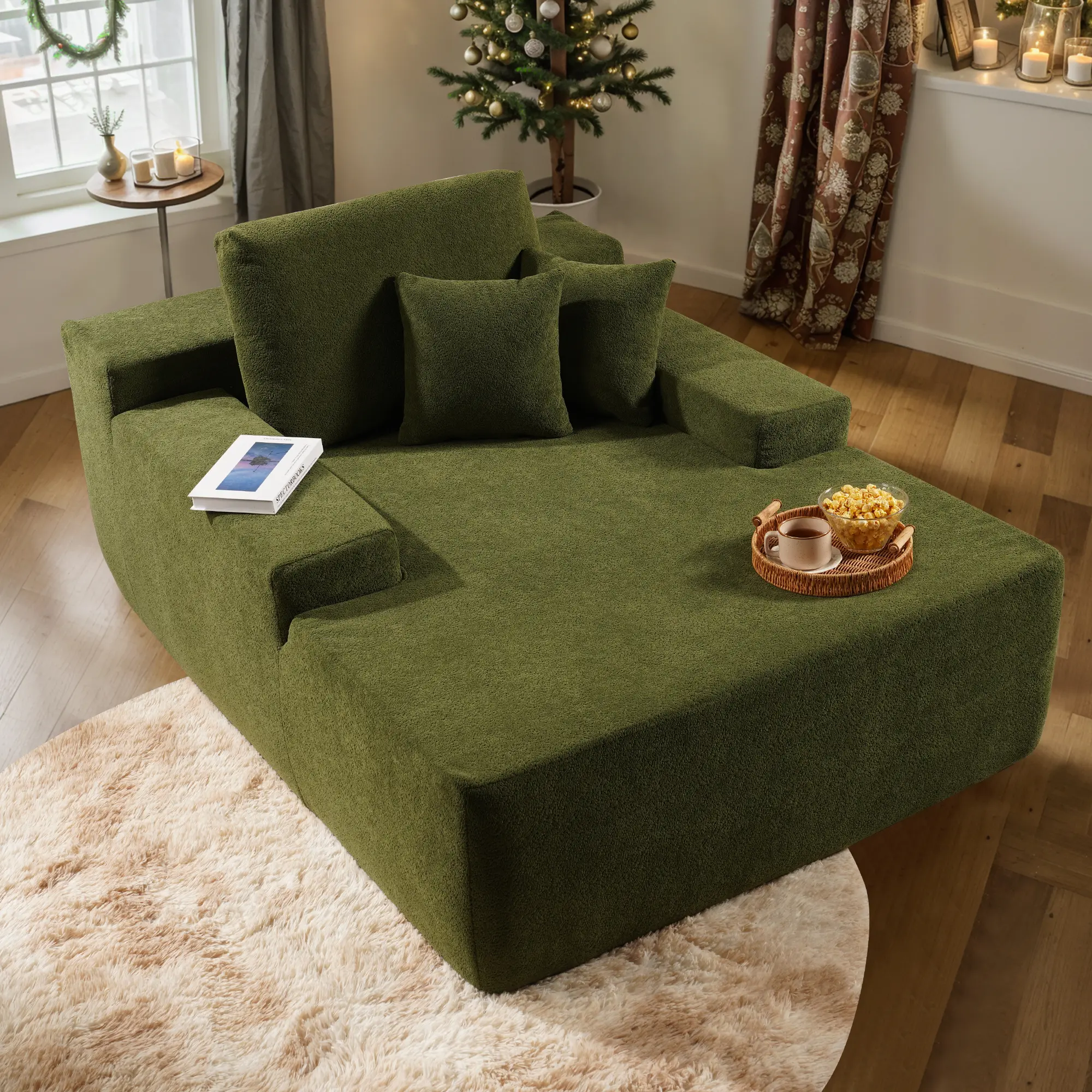 Green Green Cloud Velvet