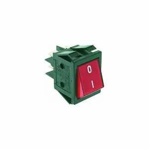 Red Momentary Two Pole Luminous Push Button Switch