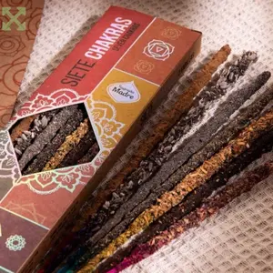 7 Chakra Incense Box - Rose, Sandalwood, Palo Santo, Rosemary, Myrrh, Copal, Lavender