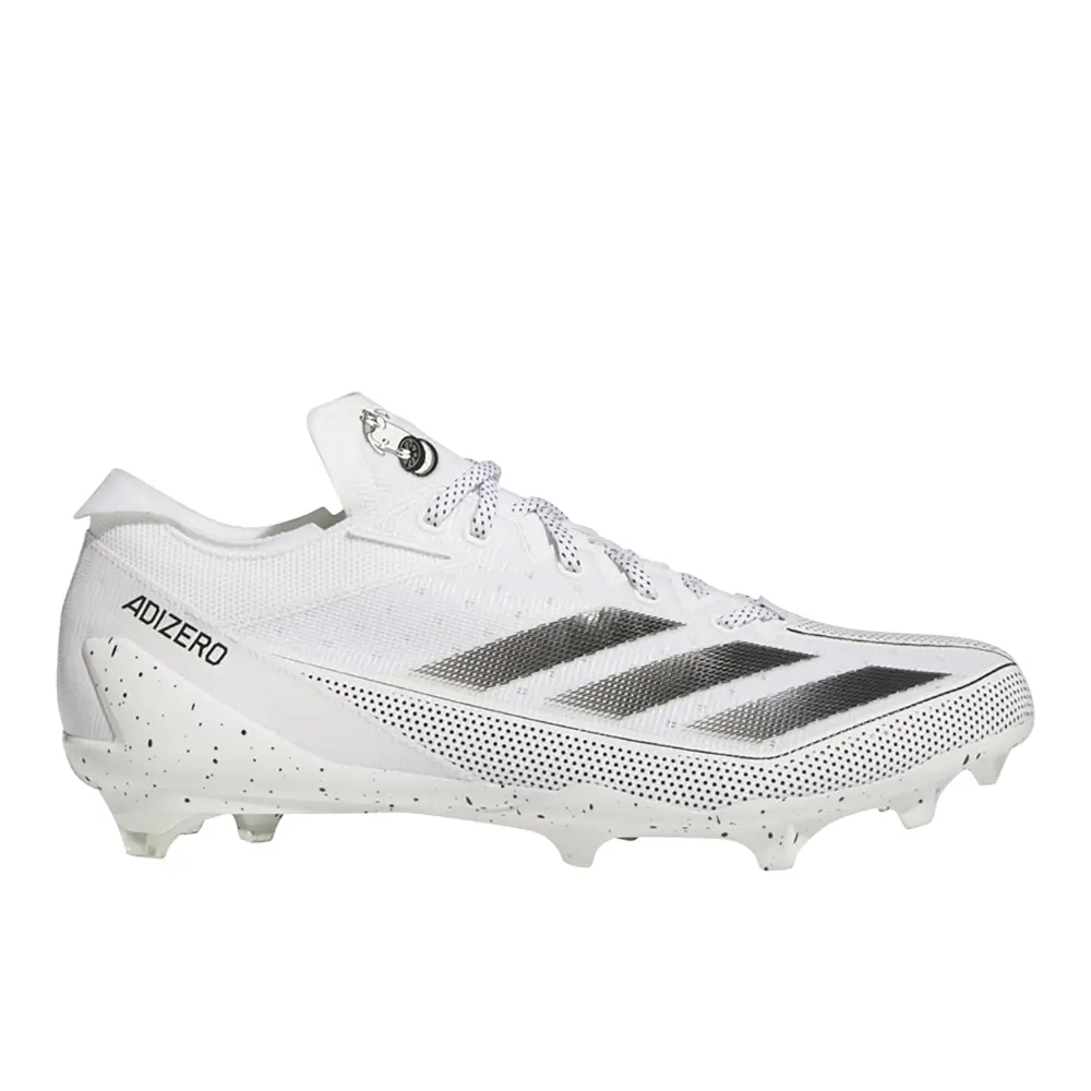 adidas Mens Adizero Electric Football Sneakers Shoes - Black, White