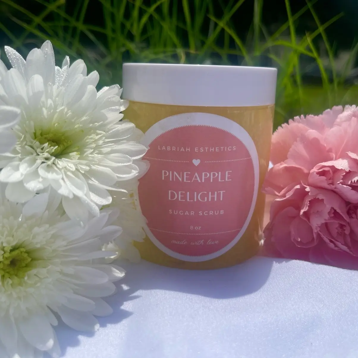 Pineapple Delight Sugar Scrub for Skincare Comfort