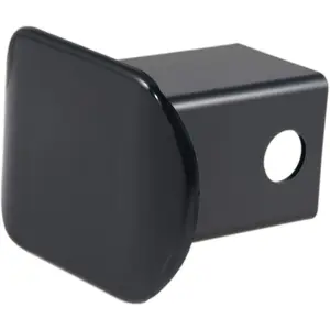 22181 Black Plastic Trailer Hitch Cover, Fits 2-Inch Receiver