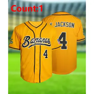 New Sports Training Shirt Short Sleeve Baseball Jersey Printed Button-Up, Casual Loose-Fitting H-Type, All Seasons Sports Top