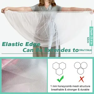 Stay Protected from Mosquitoes with this Durable Pink Stroller Mosquito Net - Perfect for Baby Strollers, Bassinets, Cradles, Playards, Pack N Plays & Mini Cribs! Christmas Halloween Gift