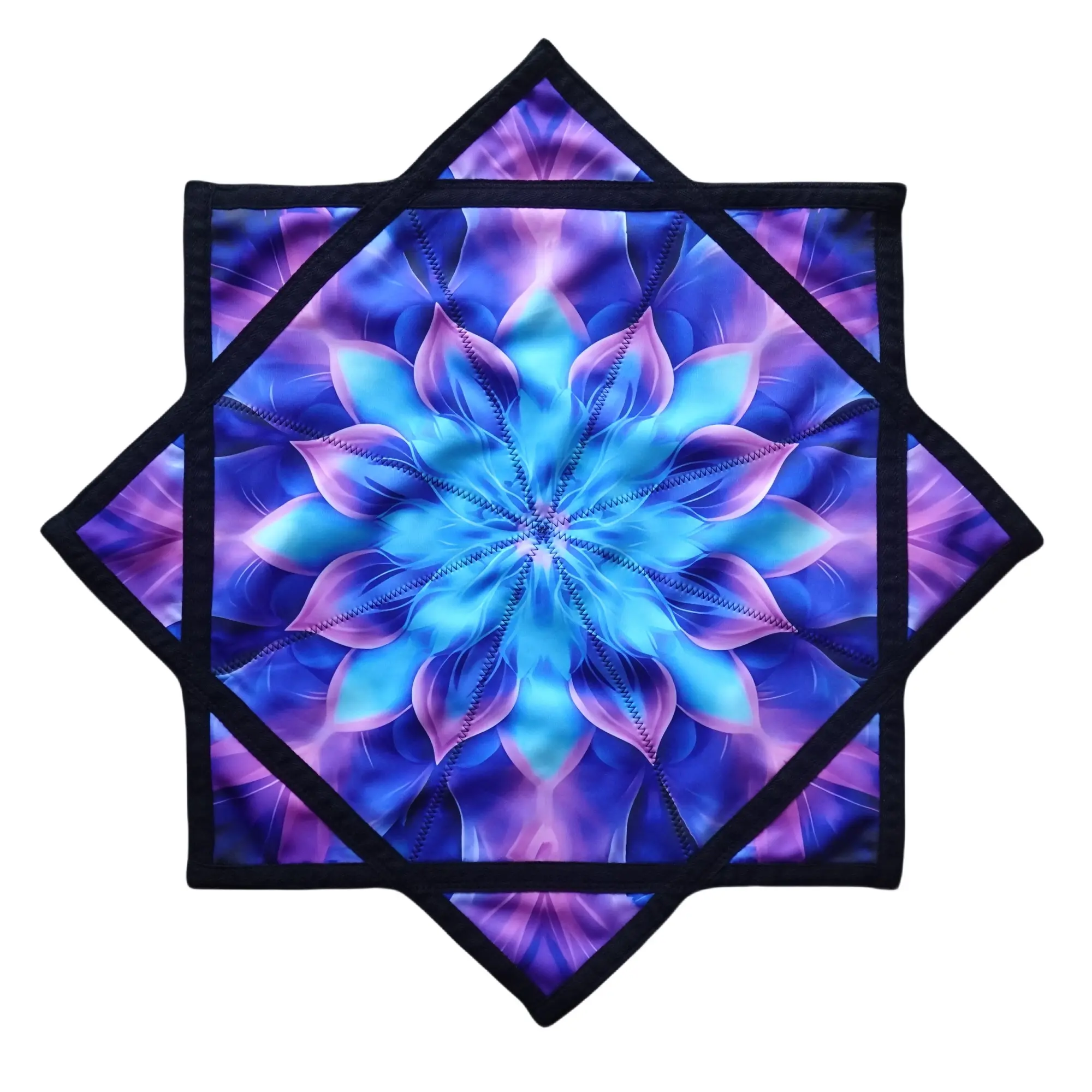 Outdoor Sports Entertainment Gear, Dance Handkerchief, Rotating Star, Double-Sided Print, Octagonal Towel, Model R01