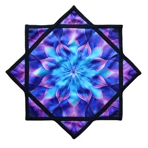 Outdoor Sports Entertainment Gear, Dance Handkerchief, Rotating Star, Double-Sided Print, Octagonal Towel, Model R01