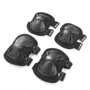 Unisex Knee & Elbow Pads Set Shock Absorption Tactical Protective Gear Anti Fall Safety Cushion for Gardening Cycling Skating Outdoor Activities