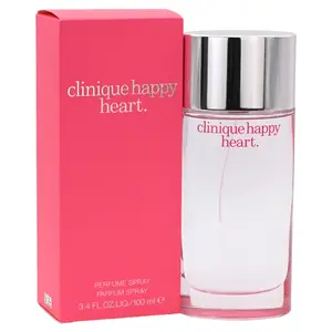 CLINIQUE Happy Heart Women's EDP Spray - 3.4 fl oz Bright Citrus Fresh Fruit Woody Floral Perfume for Sale, New in Box, Women Perfumes, Mother's Day Gifts, Gift for Mothers Day
