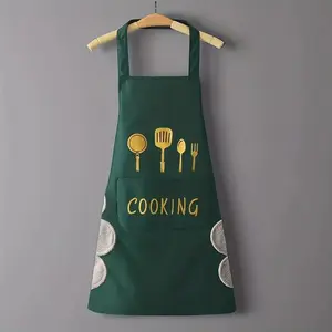 Waterproof Kitchen Festive Print Apron, Versatile Cooking & Baking Accessory, Perfect Christmas Gift for Seasonal Celebrations
