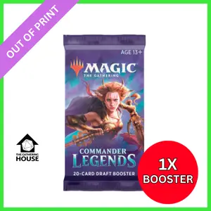 1x - 3x Commander Legends - Draft Booster Pack - (CMR) MTG - Magic the Gathering