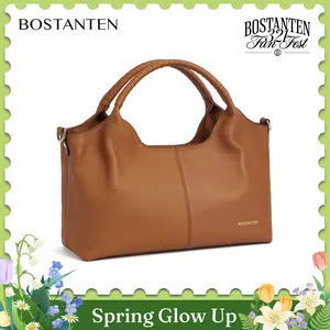 BOSTANTEN Haven Purse Genuine Leather Purses for Women Designer Handbags Crossbody Shoulder Bags Top Handle Satchel with Adjustable Strap