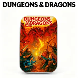 Portable Dungeons & Dragons Adventure Set, Role-Playing Game Accessories, Includes Character Cards, Terrain Cards, Dice, Pencil, Perfect for Travel and Parties