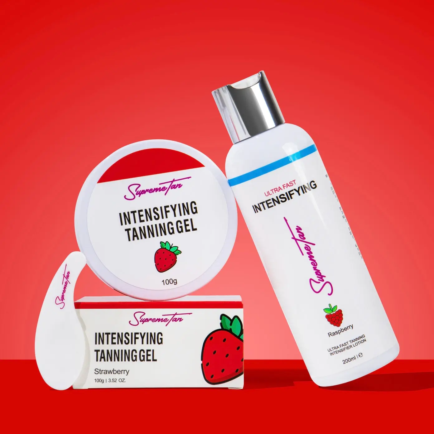 INTENSE Tanning Bundle | Ultra Fast Intensifying Tanning Lotion + Intensifying Taning Gel - Contains Collagen & Vitamin E