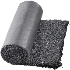 Father's Day Gift VEVOR Recycled Rubber Mulch Mat,Permanent Mulch Walkway Pathway,Garden Edging Border for Plants, Vegetables & Flower Garden Barrier, Black Rubber Mulch for Landscaping Outdoor 8' x 2'