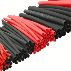 Set Heat Shrink Tube Kit, Convenient Heat Shrink Wire Insulation Protective Cover Secure, DIY Solid Color Wire Cover Kit for Charging Cable, Cable Management