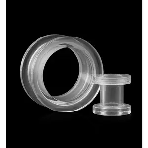 Acrylic Clear Ear Tunnels