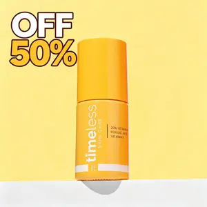 Timeless Skin Care 20% Vitamin C Serum – Hydrating Antioxidant Serum for Glowing, Youthful Skin (30ml)